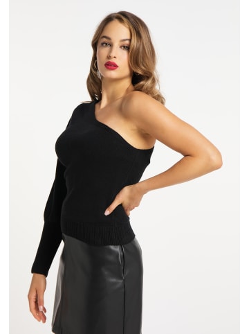 faina Damen Strickpullover in Schwarz