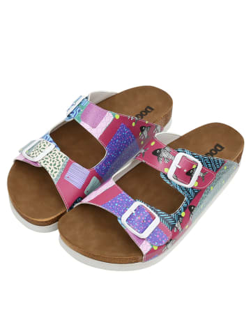 Dogo Stella Sandalen - Patch Fish 37 in Mehrfarbig