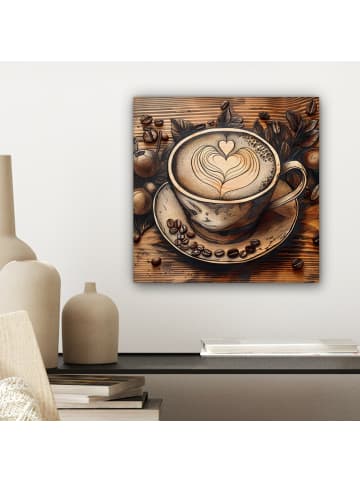 MuchoWow Leinwand bilder Kaffee (BxH)