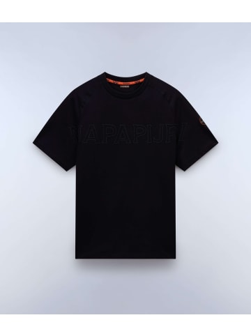 Napapijri T-Shirt "S-Ambra Ss" in Schwarz