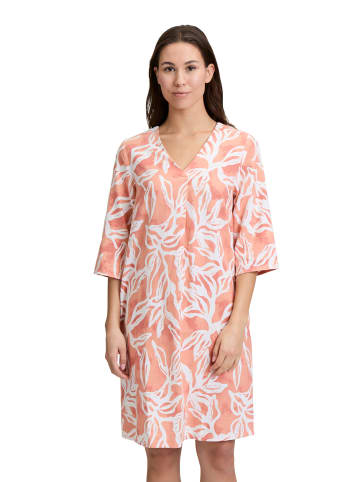 CARTOON Sommerkleid mit Muster in Cream/Apricot