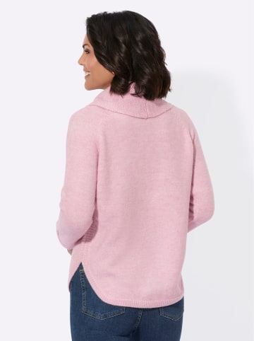 WITT WEIDEN Rollkragenpullover in rosé-meliert