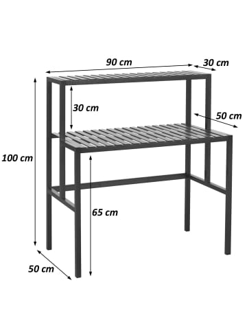 MCW Bambus Pflanzenregal Q34, Natur