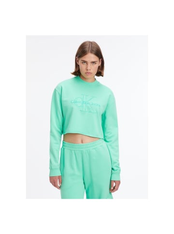 CALVIN KLEIN JEANS Sweatshirt in neptunes wave