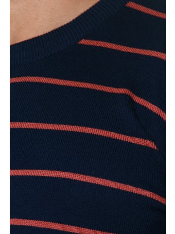 FIOCEO Pullover in navy/lachs