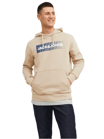 Jack & Jones Sweatshirt JJECORP LOGO in Beige