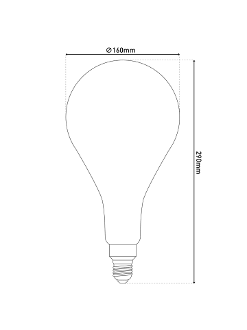 näve LED Leuchtmittel "DILLY MAX" in warmweiß - EEK G