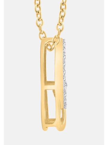 Diamant Exquis Halskette aus 585 Gelbgold mit Diamant