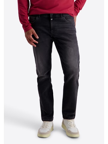 Timezone Stilvolle Jeans Slim Fit Reißverschluss in Schwarz