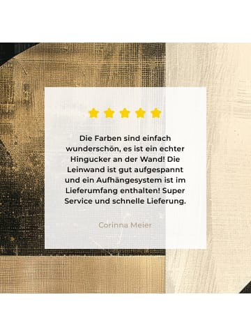 MuchoWow Leinwand bilder Geometrisches Gleichgewicht (BxH)