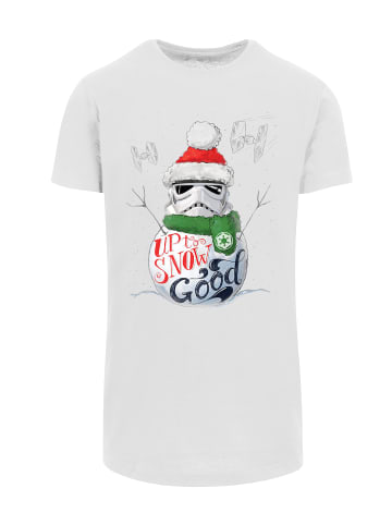 F4NT4STIC T-Shirt Star Wars Stromtrooper Up To Snow Good in weiß