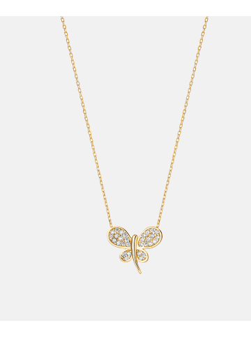 Diamant L'éternel Halskette aus 585 Gelbgold