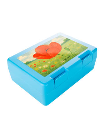 Mr. & Mrs. Panda Bento Box Blume Mohnblume Design ohne Spruch in Weiß
