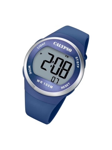 Calypso Digital-Armbanduhr Calypso Digital blau groß (ca. 45mm)
