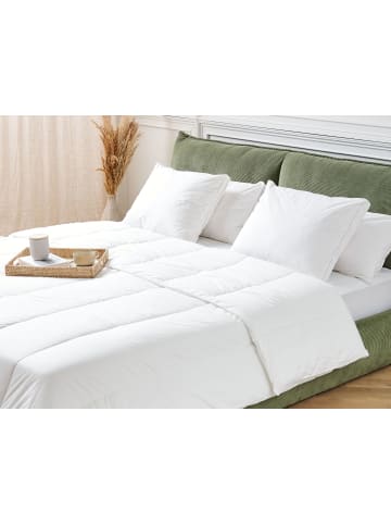 Beliani Bettdecke CHAPCHA in Weiß - (W) 200 x (H) 2 x (L) 220 cm