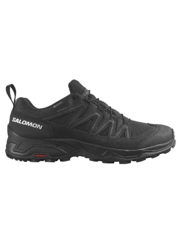 SALOMON Halb-Wanderschuhe SHOES X WARD LEATHER GTX in Schwarz