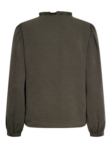 Bluse in Black Olive