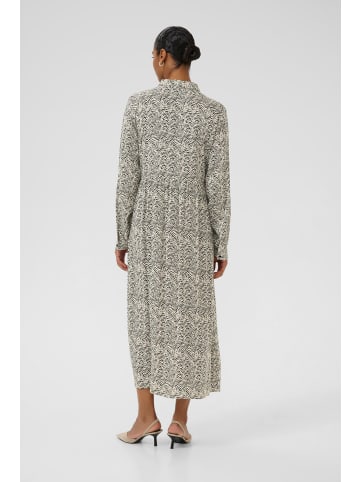 Kaffe Kleid KAmiriam Loose fit in Black Oyster/Turtledove Animal