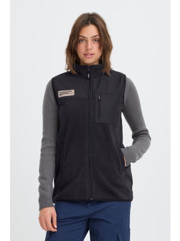Oxmo Fleeceweste OXNete in Schwarz