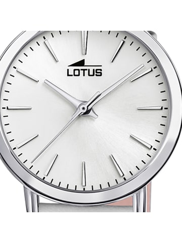 Lotus Analog-Armbanduhr Lotus Trendy weiß mittel (ca. 33mm)