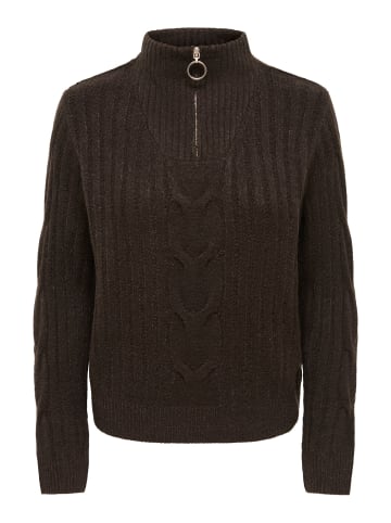 JDY Strickpullover in Coffee Bean