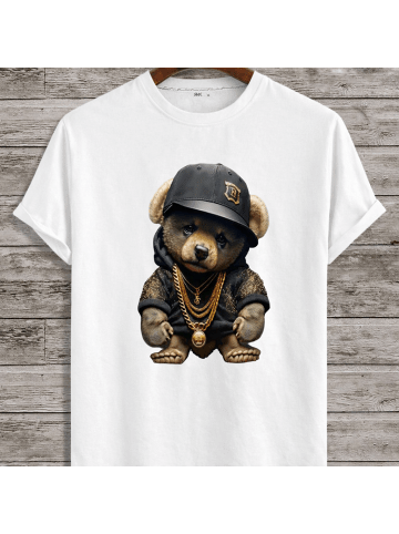 RMK T-Shirt Teddy Babo WEISS