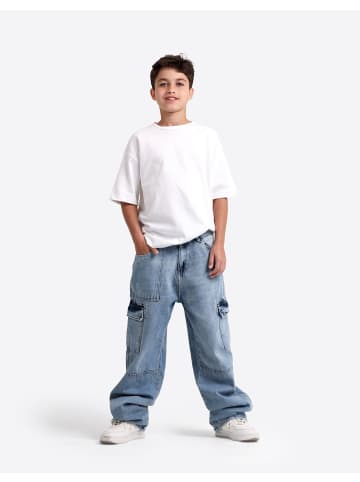 SOLANG Hose in hellblau