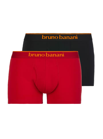 Bruno Banani Retro Short / Pant Quick Access in Schwarz / Rot