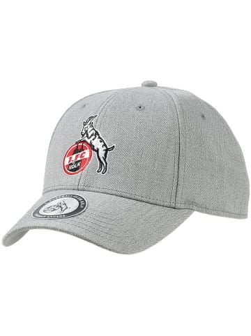 Fußballverein 1. FC Köln Kinder Cap "Cap Basic Logo" in Grau