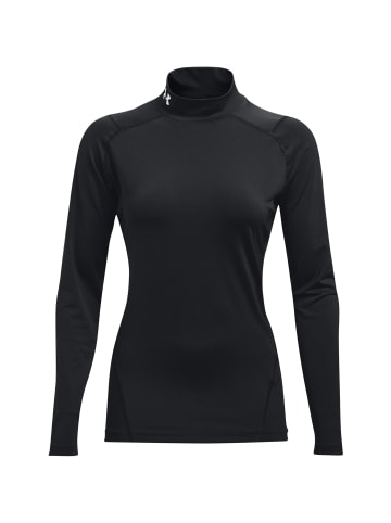 Under Armour Funktionsshirt HEATGEAR MOCK in black-white