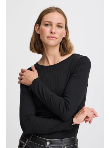 b. young Langarm-Shirt BYPAPILONE Slim fit in Black