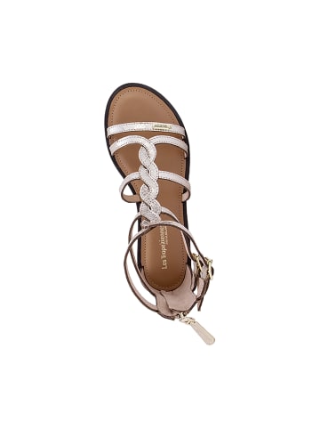 Les Tropéziennes par M Belarbi Flache Ledersandalen Les Hastrid Gold
