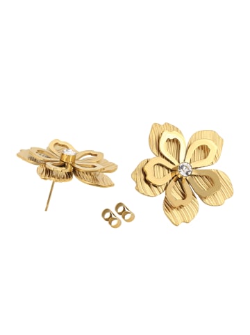 faina Women Stud Earrings in Gold