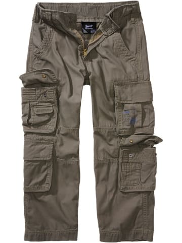 Brandit Kinder Cargohose "Kids Pure Vintage Pants" in Grün