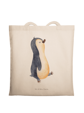 Mr. & Mrs. Panda Tüte Pinguin mHerzieren ohne Spruch in Creme