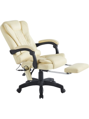 VCM  Bürostuhl Chefsessel Massage Heizung in Beige