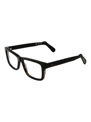 GCDS Unisex Optische Fassungen Rechteck Braun