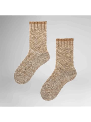 Hudson Socken Bubble glitzernd in Pearl white