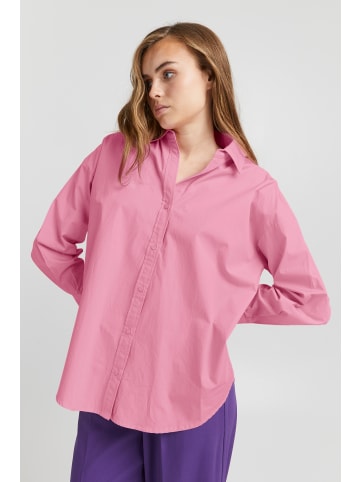 ICHI IXSTORMIE PLAIN SH Loose fit in Begonia Pink