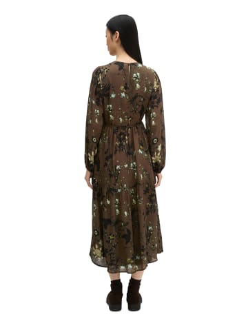 Marc O'Polo Bedrucktes Kleid regular in Dark Brown