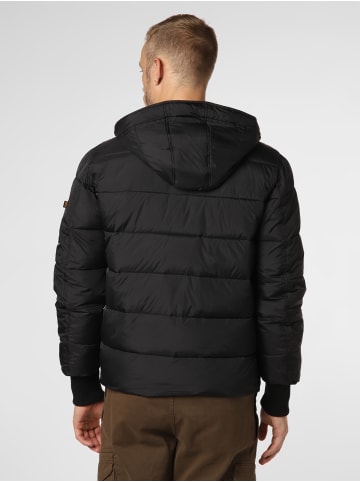 Alpha Industries Steppjacke in schwarz