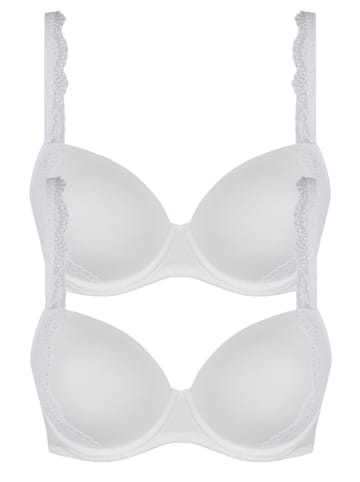 Nina von C. 2er Pack Schalen BH in Weiss Weiss