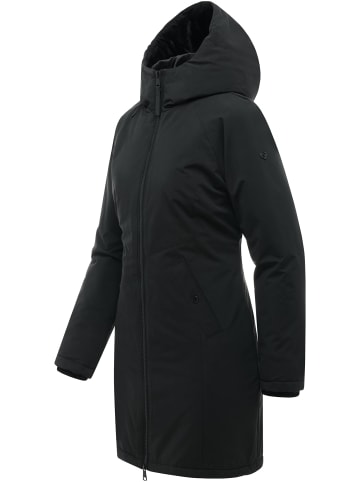 ragwear Wintermantel Nasima Y in Black
