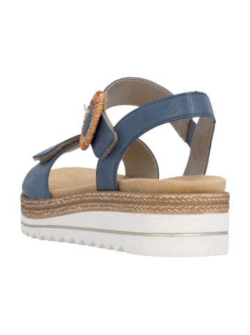 remonte Espadrilles Sandalen in Blau