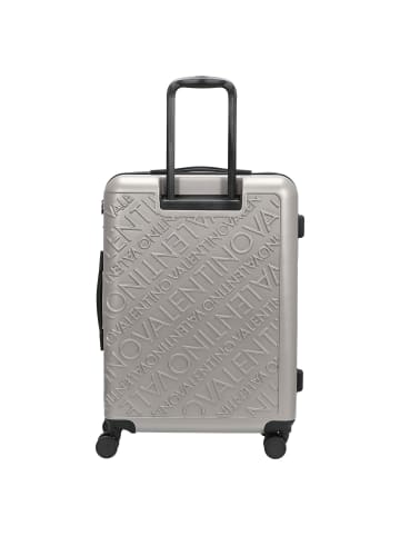 Valentino Bags Mars Carry On - 4-Rollen-Trolley M 65 cm (nero) in silver