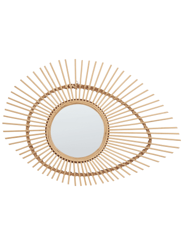 Beliani Dekospiegel BARIO in Braun - (W) 63 x (H) 45 x (L) 3 cm