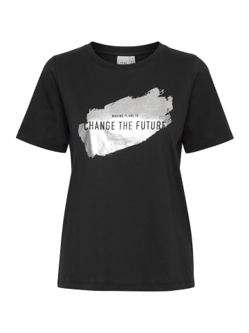 ICHI T-Shirt IHFREIDA SS - 20115529  T-Shirt mit Print in Weiß