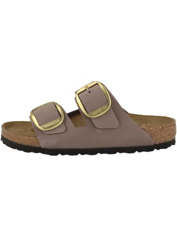 Birkenstock Pantolette Arizona Big Buckle Nubukleder normal in lila