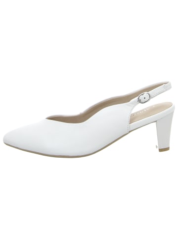 Caprice Slingpump in weiss