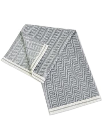 Framsohn 6er Set: Geschirrtuch Modern Kitchen Fischgraet in Grau - (L) 70 x (B) 50 cm